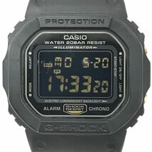 CASIO カシオ G-SHOCK ジーショック DW-5600P 腕時計 クオーツ デジタル スクエア ブラック 樹脂ベルト 動作確認済み_画像1