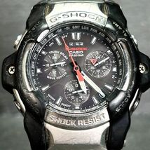CASIO カシオ G-SHOCK ジーショック GIEZ ジーズ GS-1000J-1A 腕時計 タフソーラー 電波ソーラー アナログ ブラック×レッド ステンレス_画像3