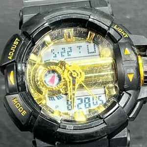 SANDA 599 サンダ スポーツ SPORTS クオーツ 腕時計 アナログ ブラック デジタル メンズ カレンダー ミリタリー クロノグラフ 多機能