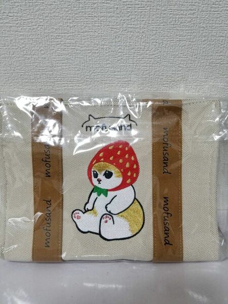 香港モフサンドItalianTomatoコラボ　いちごにゃんトートバッグ　正規品