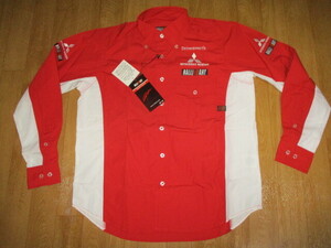  Mitsubishi Ralliart * sport pit shirt long sleeve unused dead stock size SS(S corresponding ) WRC* Lancer Evo * jacket 