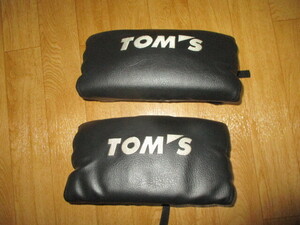 TOM'S トムス　シート・ヘッドレスト　黒　2個　美中古　TRD・トヨタ・旧車・AE86