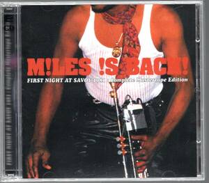 マイルス・デイヴィス Miles Davis /FIRST NIGHT AT SAVOY 1981 名門・SO WHAT!レーベル　 限定300枚 ナンバリング レア廃盤　２枚組