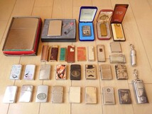 ジャンク オイルライター ZIPPO ガスライター ダンヒル イヴ・サンローラン デュポン マルマン 色々 動作未確認 ジッポ 灰皿_画像1