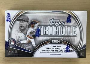 【未開封BOX　シュリンク付き　新品】　MLB 2024 TOPPS TRIBUTE HOBBY BOX　大谷　山本　エリー　他