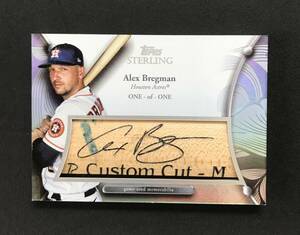 １枚限定 Bat Nameplates　one of one 　1/1　Alex Bregman　ブレグマン　アストロズ　2024 TOPPS STERLING BASEBALL