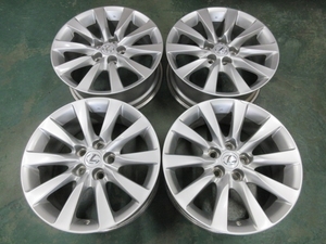 レクサス　ＬＳ４６０　６００ｈ　純正　１８×７．５Ｊ＋３２　ＰＣＤ１２０／５Ｈ　Ｍ１４　４本　４０アルファードにも