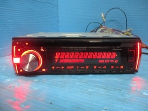 カロッツェリア　1DIN　DEH-590　CD/AUX/FM・AM　フロントUSB＆AUX　動作確認OK!!