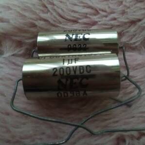 NEC（200V） １．０μF | フィルムコンデンサー２個