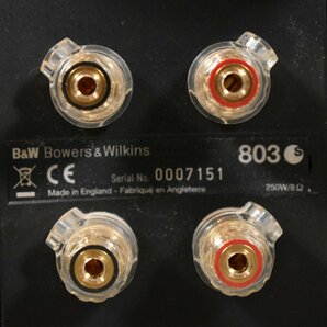 【送料無料!!】B&W Bowers&Wilkins 803S スピーカーペアの画像7