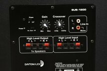 Dayton Audio サブウーファー SUB-1200 元箱付属_画像8