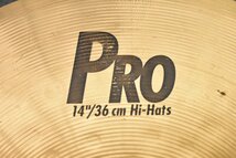 SABIAN/セイビアン ハイハットシンバル ペア PRO Hi-Hats 14インチ_画像5