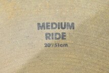 Zildjian/ジルジャン ライドシンバル MEDIUM RIDE 20インチ_画像4