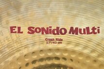 Zildjian/ジルジャン SOUND EFFECTS ライドシンバル EL SoNido MuLti Crash Ride 17インチ_画像4