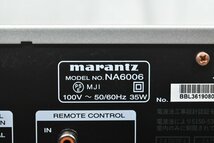 marantz マランツ ネットワークオーディオプレイヤー NA6006_画像7