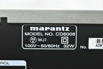 Marantz マランツ CDプレーヤー CD6006_画像7