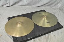 Zildjian/ジルジャン ハイハットシンバル ペア ROCK HI-HAT/詳細不明 トップ 14インチ_画像1