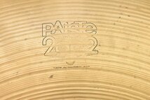 PAiSTe 2002/パイステ シンバル MEDIUM 20インチ_画像5