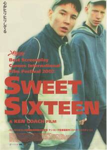 映画チラシ『SWEET SIXTEEN』2002年公開 ケン・ローチ/マーティン・コムストン/ミッシェル・クルター/アンマリー・フルトン