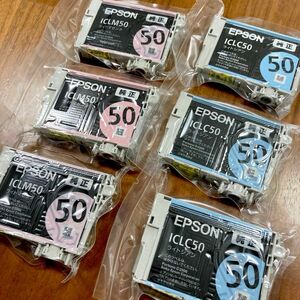 【純正】EPSON エプソン インクカートリッジ 風船 IC6CL50 5個 