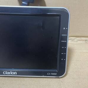64 clarion クラリオン バックモニター モニター バックカメラ用 CJ-7000 電源ケーブル付き 動作OKの画像3