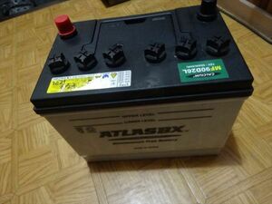 【即決】車用バッテリー　ATLASBX　１２V　　MF90D26L　2021６月購入　使用期間2年半　中古　マーカーはグリーン