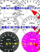 HONDA　CB400復刻　カラー変更OP込み通常メーターパネル_画像2