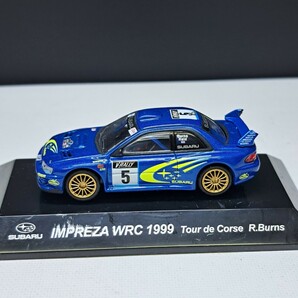 1/64 CM'S ラリーカーコレクション スバル IMPREZA WRC 1999 Tour de Corse R.Burnsの画像4