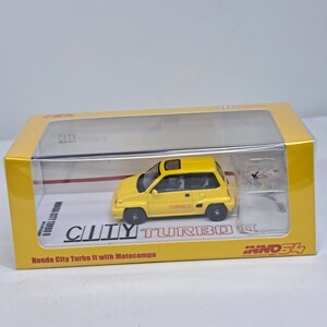 1/64 INNO Honda CITY Turbo ll With Motocompo