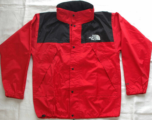 THE NORTH FACE/ザノースフェイス '90sレインジャケット レッド×ブラック Lサイズ ゴアテックス