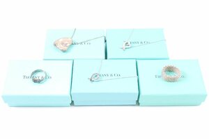 【5点】TIFFANY&Co. ティファニー シルバー SV925 ネックレス ペンダント リング 指輪 925×750 アクセサリー まとめ売り 5118-A