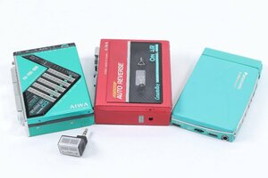  Junk [3 пункт ]AIWA Aiwa HS-J9 Cassette Boy кассета Boy HS-P3X Panasonic S-XBS RQ-S15 Showa Retro звук оборудование суммировать 5154-HA