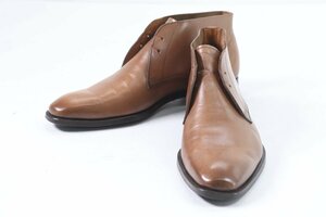 REGAL リーガル レザー チャッカブーツ プレーントゥ シューズ 靴 ブラウン系 ショートブーツ 革靴 メンズ 男性 紳士 5101-K