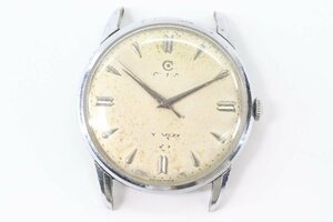 CYMA Cima CYMAFLEX Cima Flex hand winding 17 stone men's wristwatch face only antique 5048-N