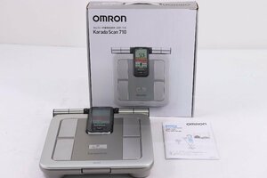  Omron OMRON scales weight body composition meter kalada scan Karada Scan 710 HBF-710 box attaching 5246-Y