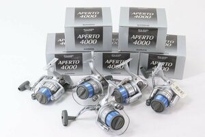 未使用保管品【5点】SHIMANO シマノ APERTO アペルト 4000 釣り具 魚釣り フィッシング リール まとめ売り 5168-HA