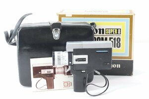 [ junk ]CANON Canon AUTO ZOOM 518 SUPER 8 film camera 43613-K①