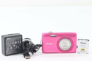 NIKON ニコン COOLPIX S3300 クールピクス コンパクトカメラ デジタルカメラ デジカメ ピンク 43651-Y