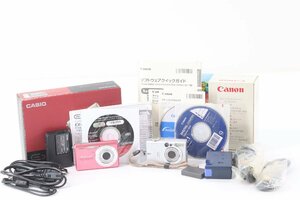 【2点】CASIO カシオ EXILIM EX-Z75/CANON キャノン IXY DIGITAL 450 PC1086 コンパクトカメラ デジタルカメラ まとめ ジャンク 43666-Y