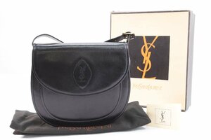 YSL Yves Saint-Laurentivu* солнечный rolan сумка на плечо кожа металлические принадлежности золотой плечо .. чёрный черный женский сумка для хранения наружная коробка есть 5480-KS