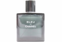 CHANEL シャネル BLEU DE CHANEL ブルー ドゥ シャネル 50ml オードトワレット EDT 香水 残量9割程 5542-Y_画像2