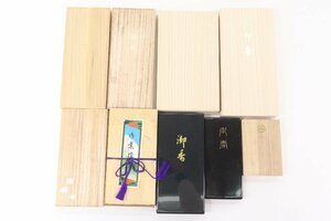 [9 point ] incense stick ... incense stick lacquer .. Sakura / white ./ purple . etc. tree box lacquer ware Buddhist altar fittings family Buddhist altar set sale storage present condition goods 5535-Y