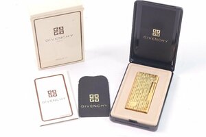 GIVENCHY Givenchy зажигалка газовая зажигалка курение . товары для курения золотой Gold вспышка OK надеты огонь не проверка утиль коробка есть 5563-KS