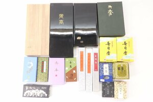 [18 point ] incense stick ... incense stick .../ every day ./.. etc. tree box lacquer ware paper box Buddhist altar fittings family Buddhist altar set sale storage present condition goods 5623-Y