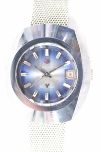 RADO ラドー BALBOA V バルボア 自動巻き デイト 青文字盤 腕時計 カットガラス 5585-HA