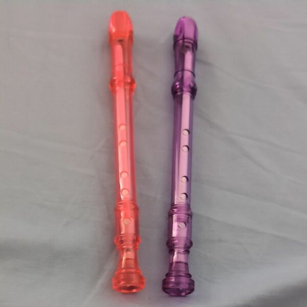 リコーダー型ボールペン 紫・ピンク