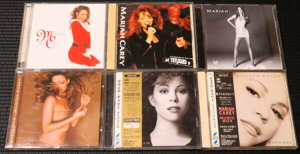 ◆Mariah Carey◆ マライア・キャリー 6枚まとめて 6枚セット 6CD The Ones, MTV Unplugged, Butterfly, Merry Christmas 送料無料