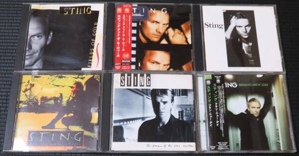 ◆Sting◆ スティング 6枚まとめて 6枚セット 6CD ...Nothing Like The Sun, Ten Summoner's Tales, Fields Of Gold 送料無料