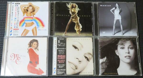 ◆Mariah Carey◆ マライア・キャリー 6枚まとめて 6枚セット 6CD The Ones, Emancipation Of MIMI, Merry Christmas 送料無料