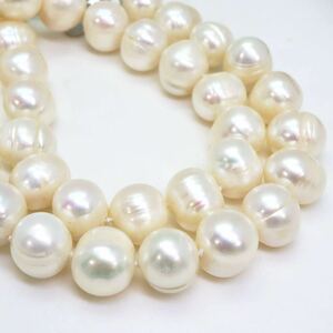 大珠!!＊本真珠ネックレス＊m 約85.8g 約48.0cm パール pearl necklace jewelry CF0/DA0